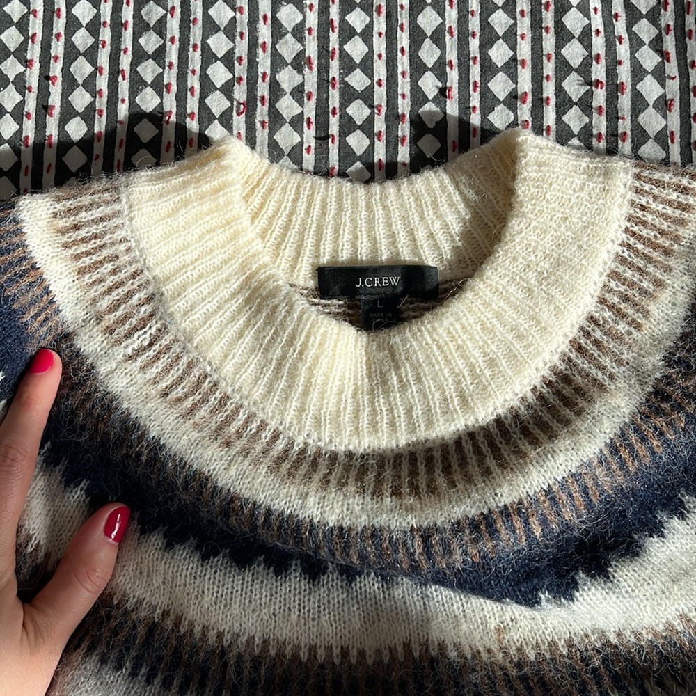 Fair Isle style sweater